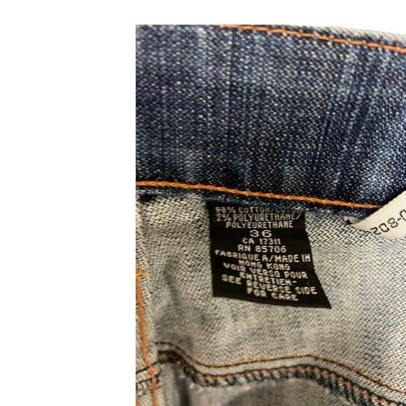 #3658 Buffalo  Game X Mens Blue denim cotton jeans size 36 - Picture 7 of 10